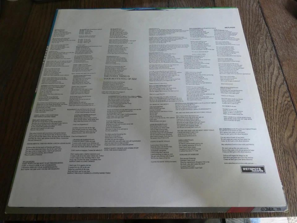 SCREECHING WEASEL - BOOGADA BOOGADA BOOGADA - + INNER - UK - VERY GOOD - Image 4 of 4