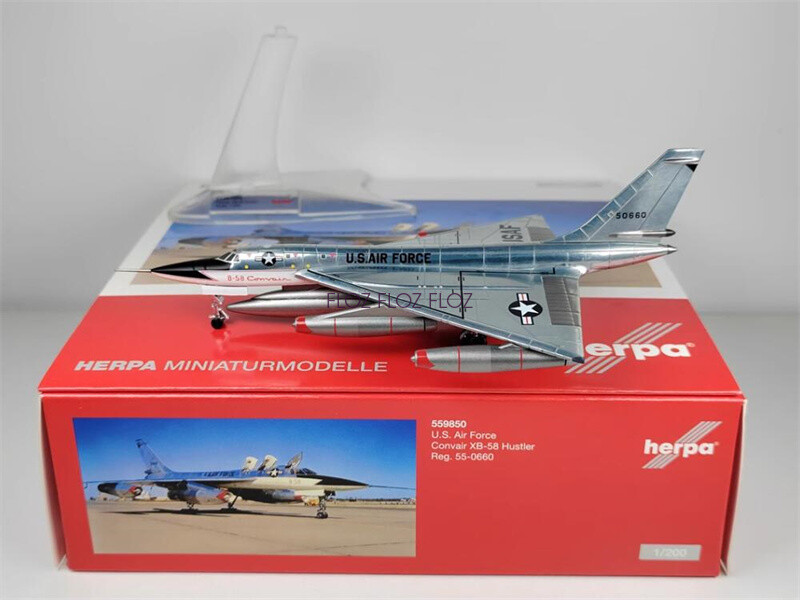 航空機・ヘリコプター HERPA 1/200 Convair XB-58 Hustler for Herpa for U.S. Air Force for Convair XB-58 Hustler 55