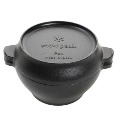 Snow Peak Korodachi Pot CS-501R 6'' Cast Iron Dutch Oven, BBQ, Camp Cookware,