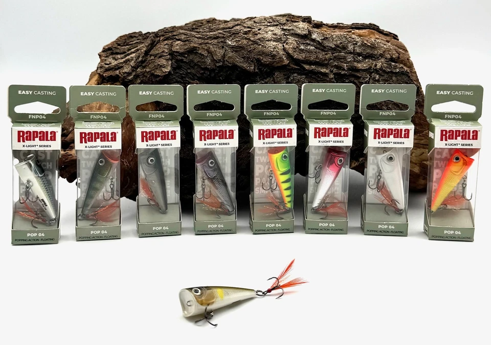 Rapala X Light Pop 04 FNP04 Popper 4,5g 4,5cm 12 Farben Oberflächenköder Wobbler - Bild 1 von 1