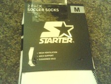 STARTER 2-Pack Unisex Medium SOCCER SOCKS, new