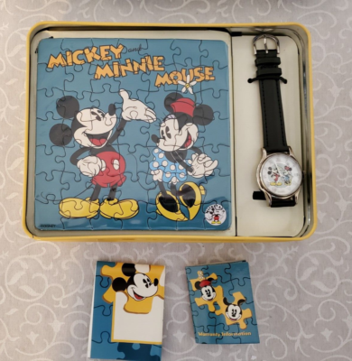 Fossil Mickey Mouse and Minnie WATCH Limited Edition 390/5000 with