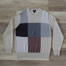 Dockers Men's Crew Neck Lightweight Pullover Sweater Size L
