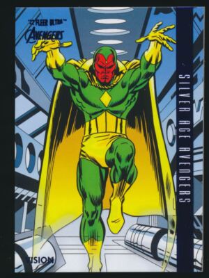 2022 Fleer Ultra Avengers Blue Foil #114 Vision 274/360