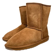 Emu Australia Stinger Lo Women's Wool Lined Sheepskin Boot Chestnut Size US 10
