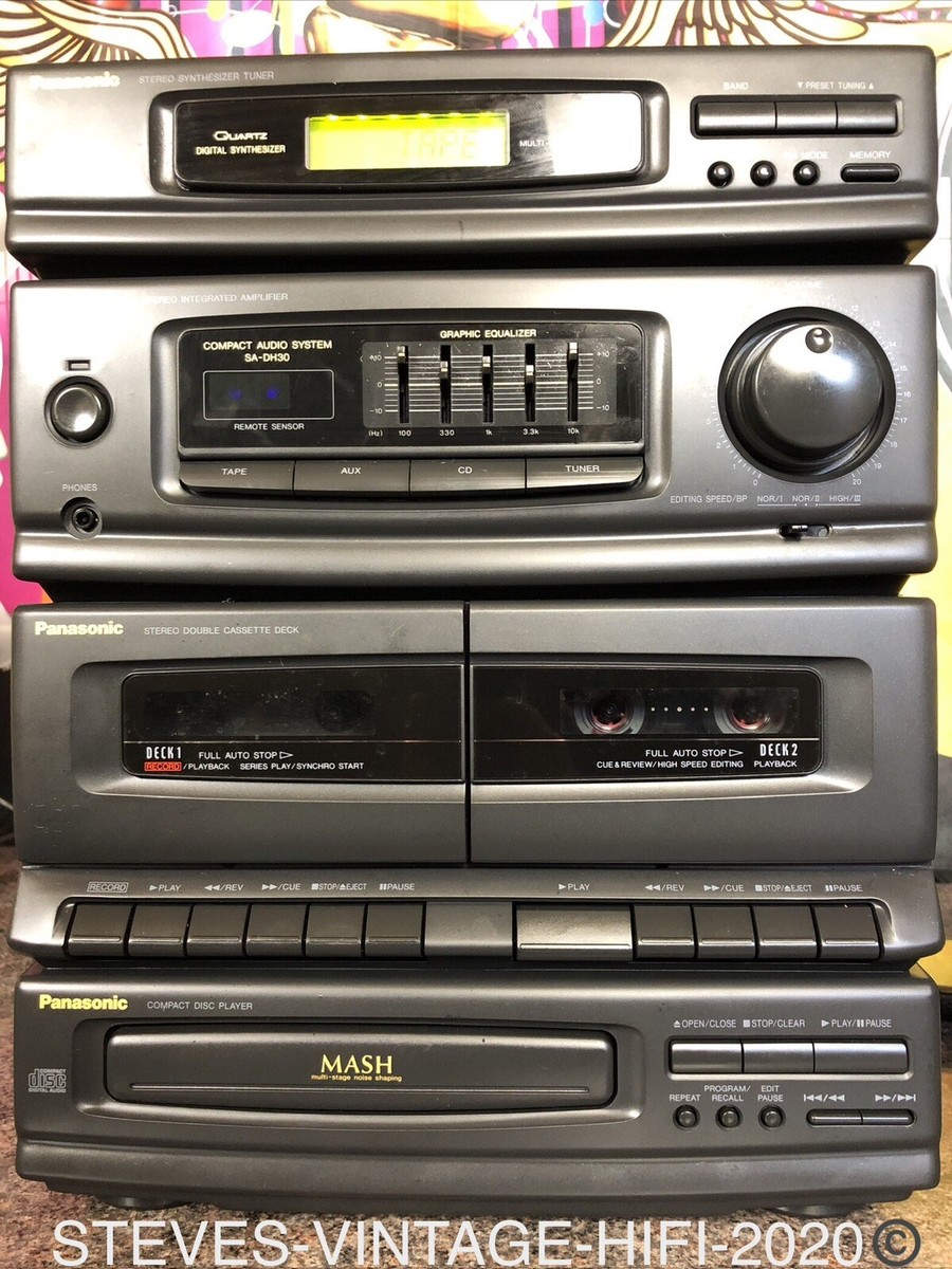 PANASONIC SC-DH30 COMPACT AUDIO SYSTEM ULTRA RARE MINT SERVICED L