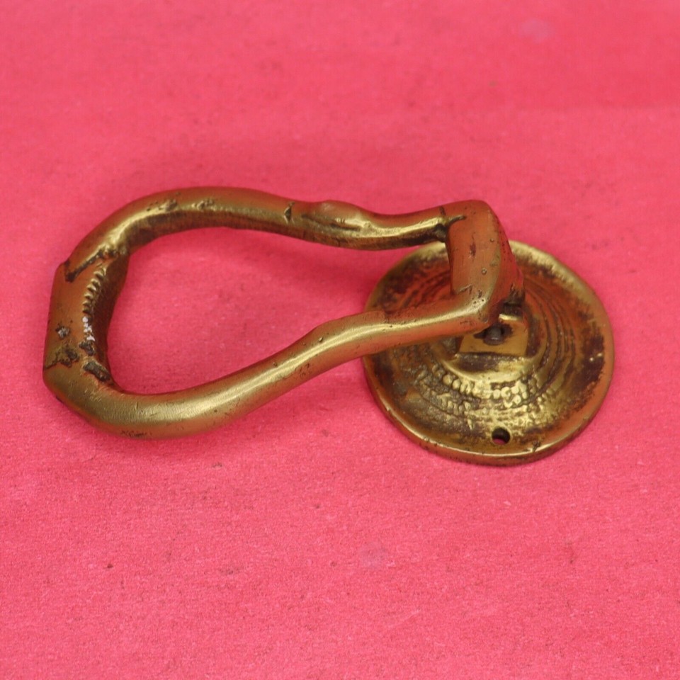 Handmade Brass Door Knocker Dresser Wardrobe Drawer Handle Pull