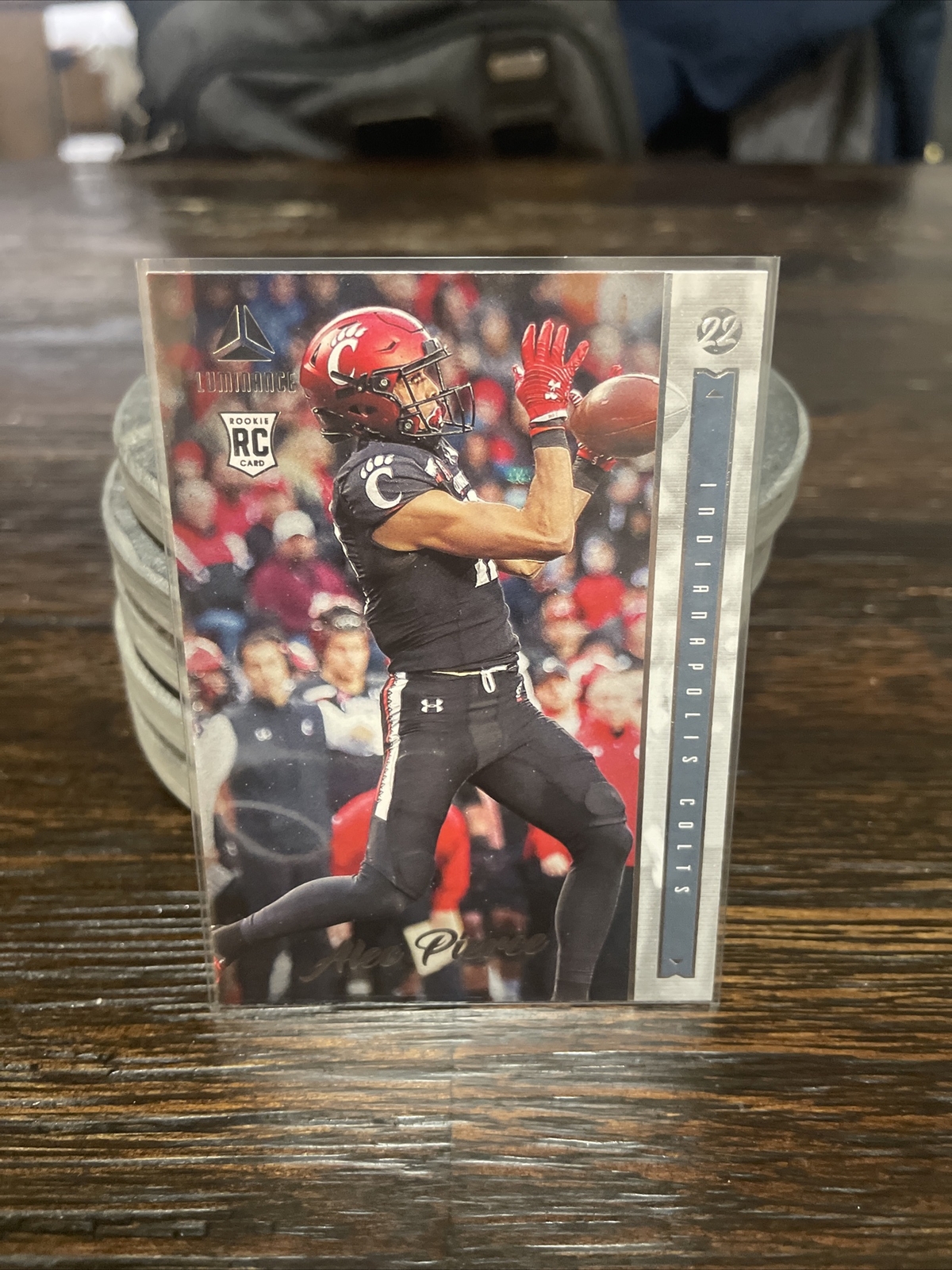 2022 Panini Luminance Alec Pierce RC #124 Indianapolis Colts