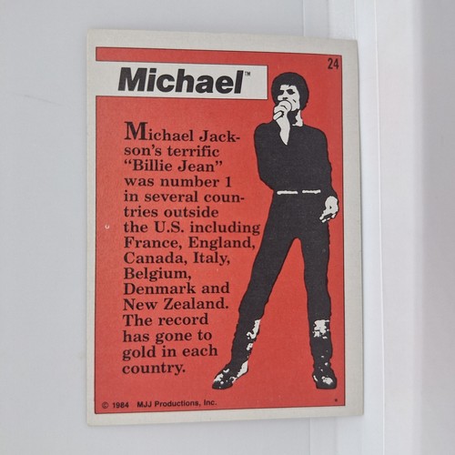 Michael Jackson Trading Cards 1984 Topps Complete your Set Pick Your Cards - Picture 21 of 25