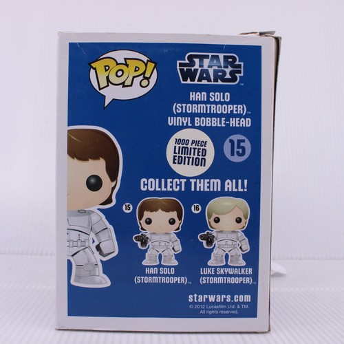 G3 Funko Pop Star Wars HAN SOLO Stormtrooper ECCC Blue Box Vinyl Figure 15 - Picture 3 of 6