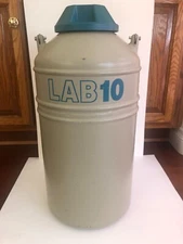 MVE LAB 10 Aluminum Cryogenic Dewar for Liquid Nitrogen, LN2 10L