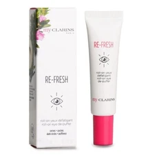 Clarins Re-Fresh Roll-On Eye De-Puffer 0.5oz | New Sealed Box