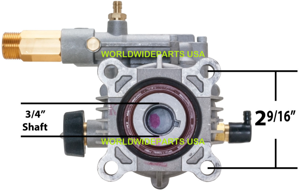 New 3000 psi POWER PRESSURE WASHER Water PUMP Fits MSH3125 MSH3125-S