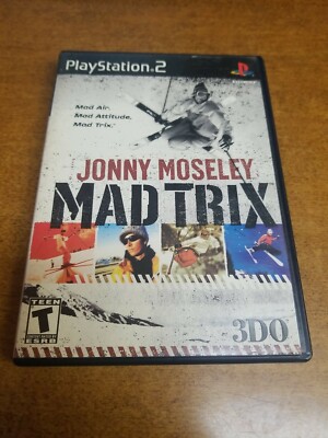 Jonny Moseley Mad Trix (Sony PlayStation 2, 2001)(Complete)(Tested)
