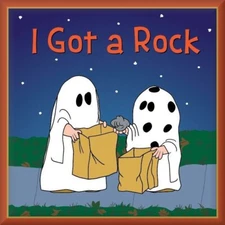 Charlie Brown Halloween, I GOT A ROCK Toolbox/Man Cave/Refrigerator Magnet 42MIL