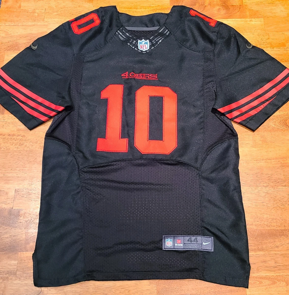 Jimmy Garoppolo San Francisco 49ers Nike On Field Alternate Jersey Mens 44 Black