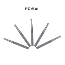 20PCS Dental FG 5 Bur Tungsten Steel Bur Carbide Burs for High Speed Handpiece