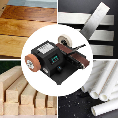 Electric Grinder Belt Sander Polishing Grinding Knife Mini DIY Sharpener Machine