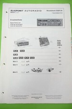 Service Manual-Anleitung für Blaupunkt  Woodstock SQR 04, 7 643 882 010,ORIGINAL