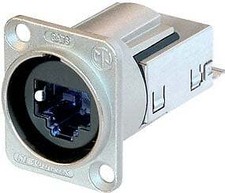 Neutrik NE8FDY-C6 D Series ethercon CAt6 Panel Connector