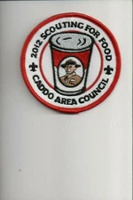 2012 Caddo Area Council Scouting For Food patch