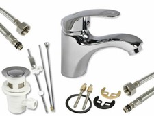 Rubinetto monoforo lavabo miscelatore monocomando da bagno ottone cromato 52328