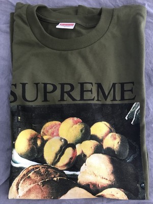 supreme still life tee black