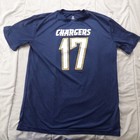 San Diego Chargers Shirt Boys Xl Blue Philip Rivers 17 Nfl La