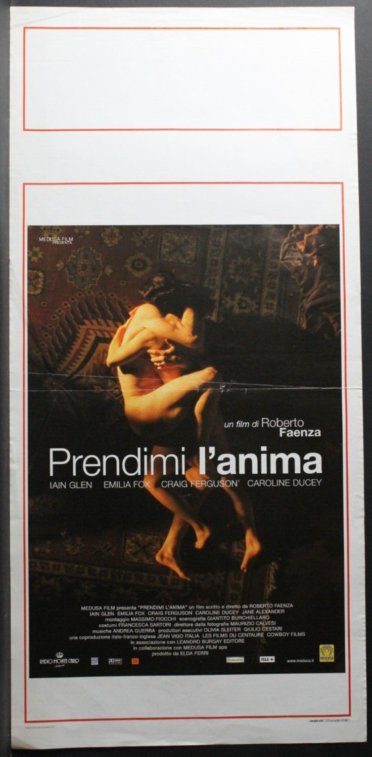 Locandina originale film Prendimi l'anima (2002) - Regia di Roberto Faenza