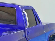 Pair Universal Steel Side Hand Handle Grab Rail Mount Bar Tamiya 1/10 R/C Truck