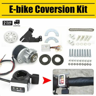 #ad Electric Bike Conversion Kit E Bike Mountain Bike Conversion Motor Freewheel Set $76.91
