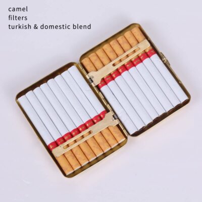 copper cigarette case Metal Cigarette Case Hold 16 Cigarette Vintage Copper Camel Smoking Boxes  gifts