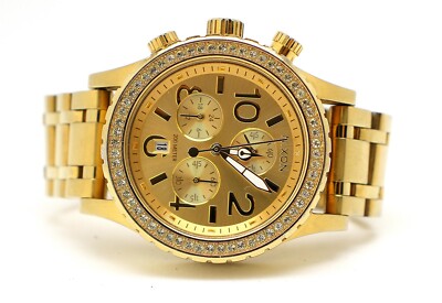 NIXON Refined The 38-20 Chrono Gold Tone Women