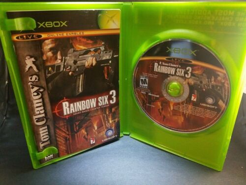 Tom Clancy's Rainbow Six 3 (Microsoft Xbox, 2003) Complete w/ Manual Tested Game - Picture 1 of 4