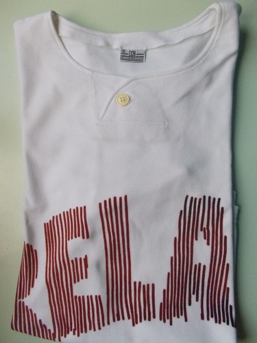 Maglia originale ENRICO COVERI made in Italy bianca vintage anni 80 manica corta - Foto 9 di 13