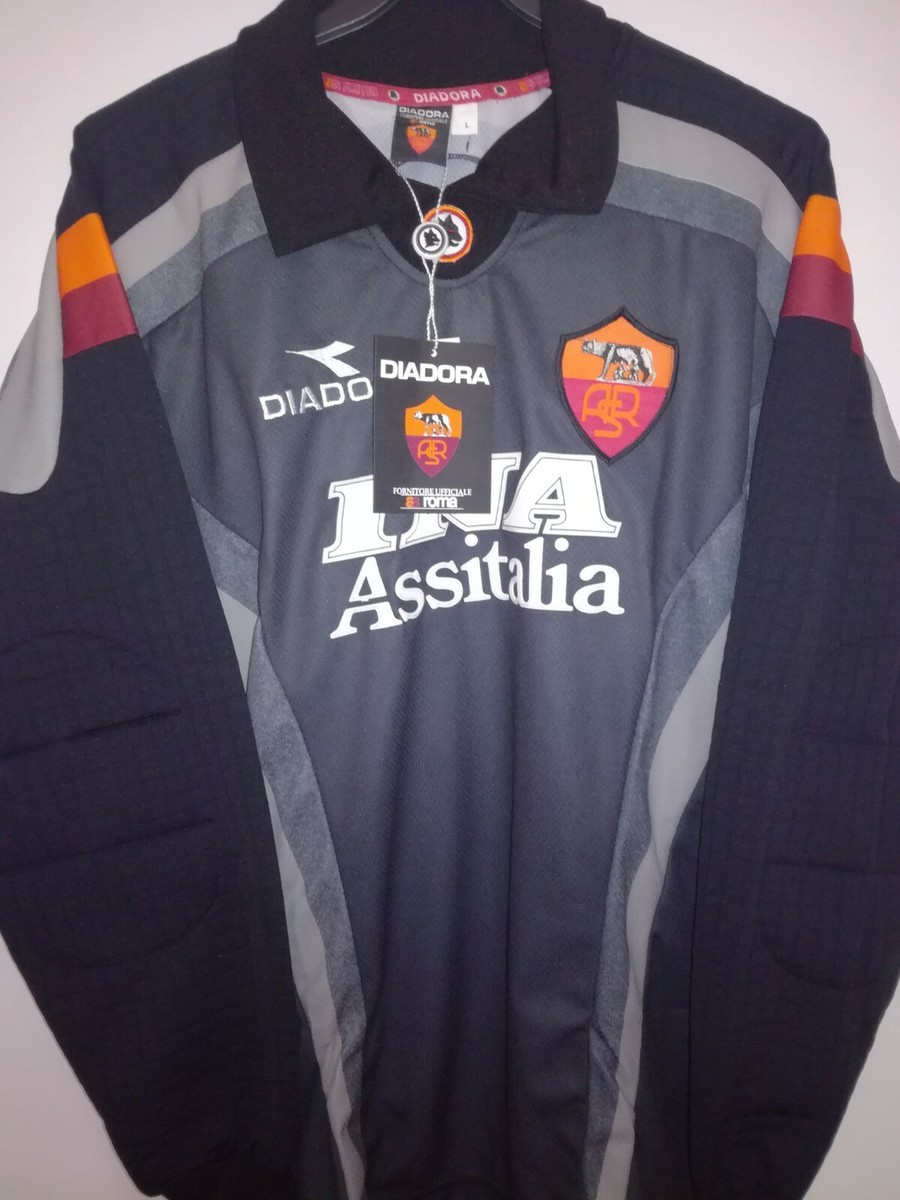 Maillot Vintage AS Roma 1997-1998 Domicile - Diadora - Taille XXL