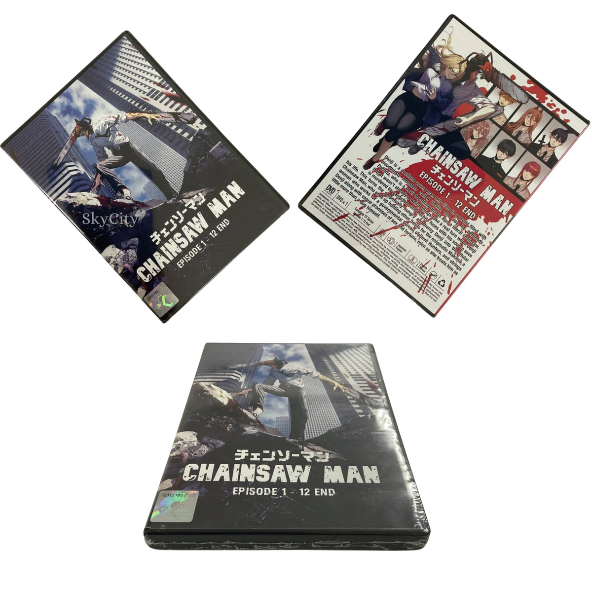 Chainsaw Man Episode 1-12End Japanese Anime DVD English Dub Region 0  Worldwide