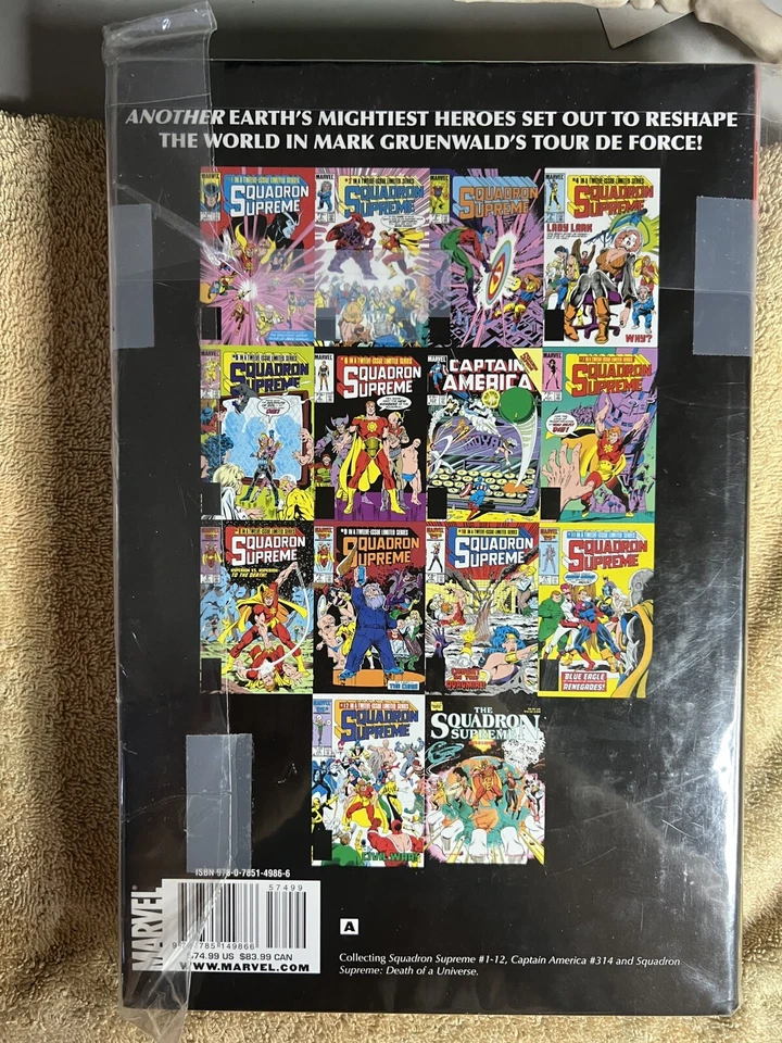 SQUADRON SUPREME Mini Series OMNIBUS HC Marvel By Mark Gruenwald Hyperion VG-NM - Image 3 of 4