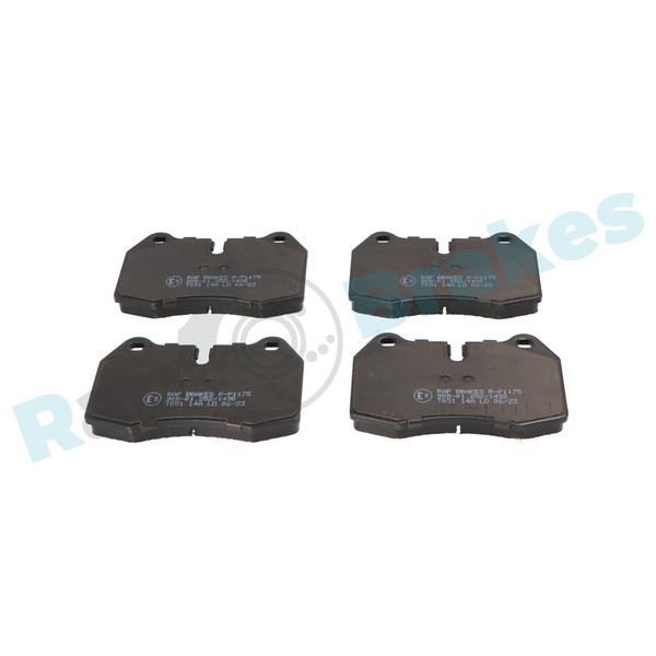 Bremsbelagsatz Scheibenbremse Rap Brakes R-P1175 FüR Nissan 350Z Z33 Roadster-image