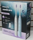Philips Sonicare Supreme Clean Rechargeable Toothbrush, White and Blue, 2 pk.