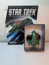 Star Trek Starship Collection #77 Romulan Shuttle Ship Eaglemoss w/ Magazine