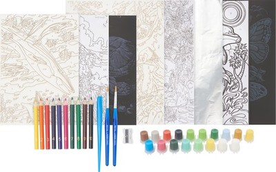 Royal Langnickel Art Adventure Mega Set Malset 30x40 cm Künstlerbedarf