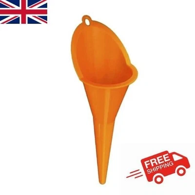 Motorcycle Car Long Mouth Funnel Plastic Refueling Oil Liquid Spout Filling