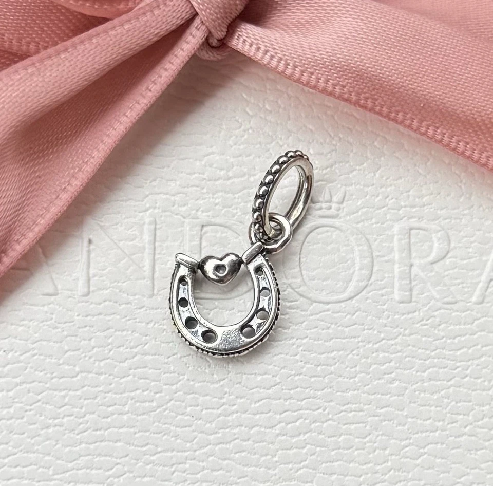 Original Pandora Anhänger „Glückshufeisen“ silber 925, #799157C01 - Bild 2 von 2
