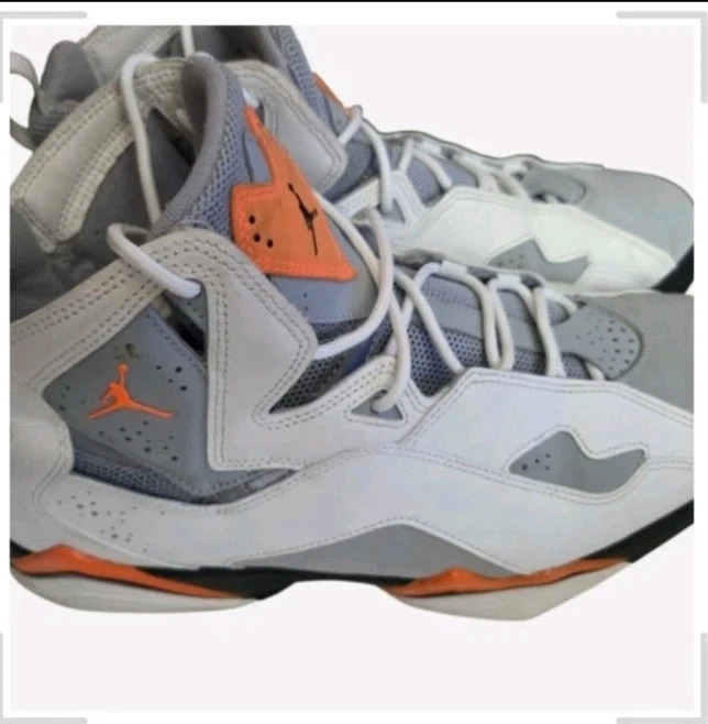 Jordan True Flight Wolf Grey Orange for Sale | Authenticity