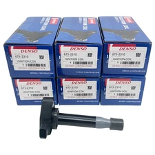 6x Denso Ignition Coil For Honda Accord Odyssey Acura 673-2310 30520-P8E-A01