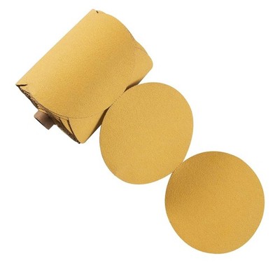 Dura-Gold - Premium - 80 Grit 6'' Gold PSA Self Adhesive Stickyback Sandin,100 pc