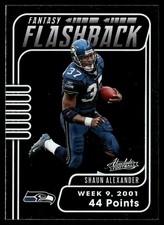 2020 Panini Absolute Fantasy Flashback Shaun Alexander Seattle Seahawks #FF-SA