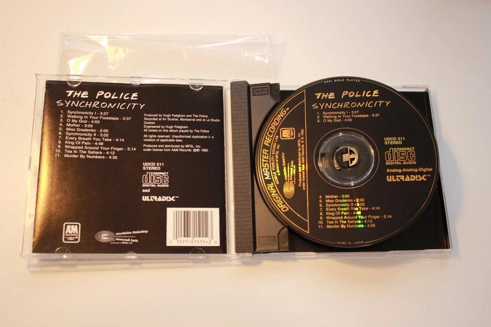 The Police – Synchronicity - MFSL 24K GOLD CD ULTRADISC JAPAN - RARE OOP Foto 3 de 4