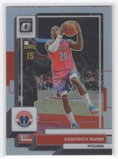 #123 2022-23 Donruss Optic HOLO PRIZM ) Kendrick Nunn Washington Wizards